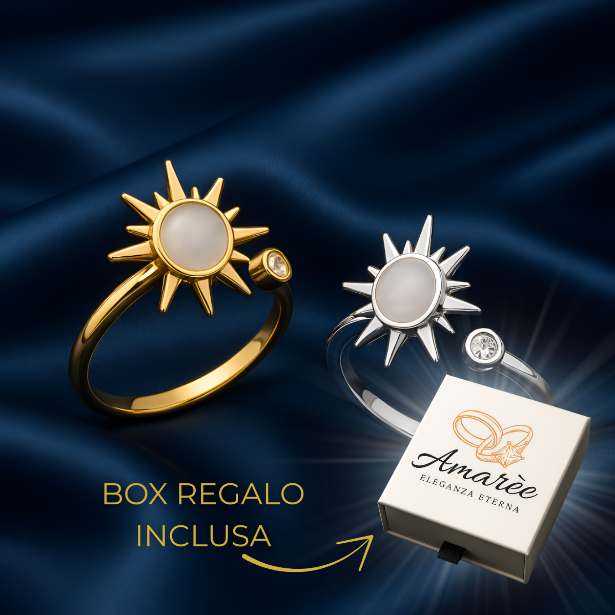 SOLARIUM SPINNER RING