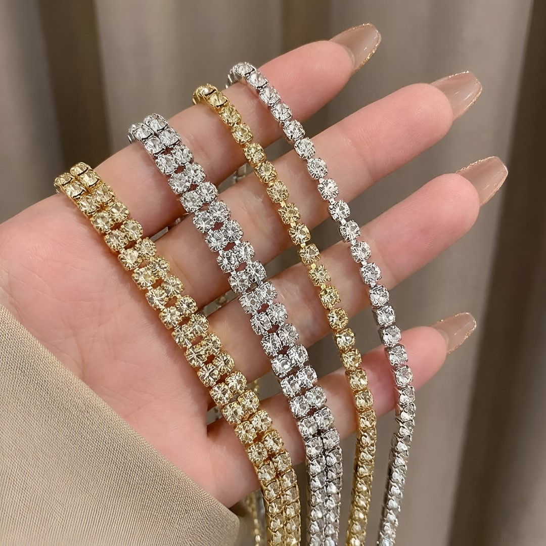 Rhinestone Tennis Choker