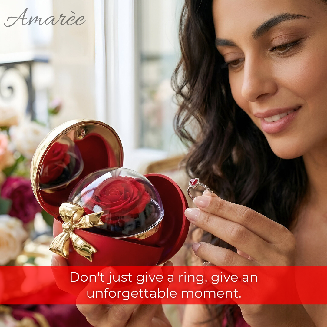 Eternal Rose Round Box