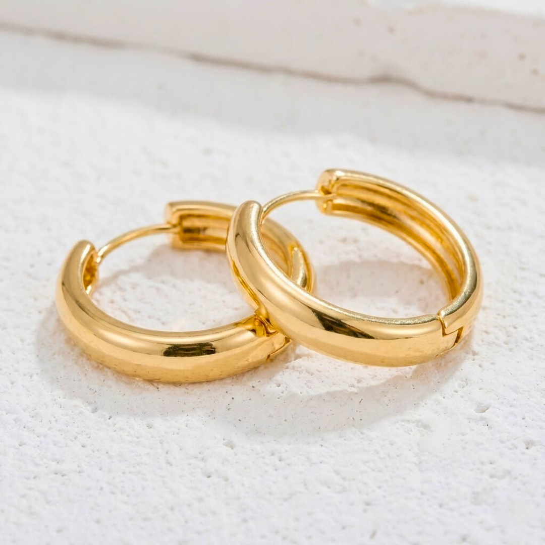 Chunky Gold Earrings