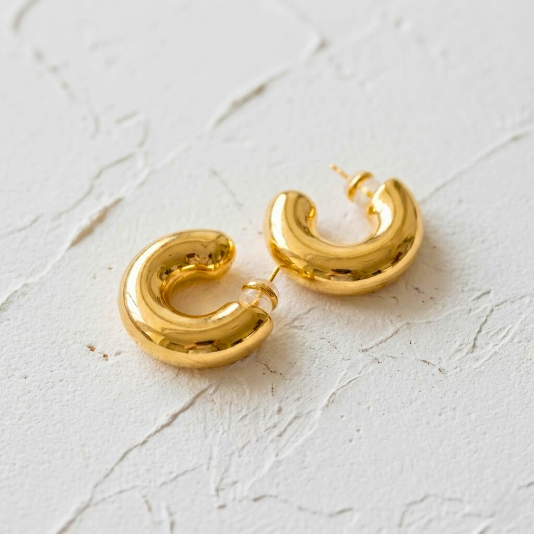 Chunky Gold Earrings