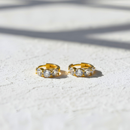 Huggie Trilogy with Zirconia