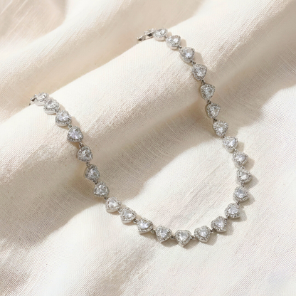 Tennis Heart Collier