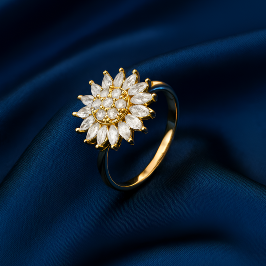 GIRASOLE SPINNER RING