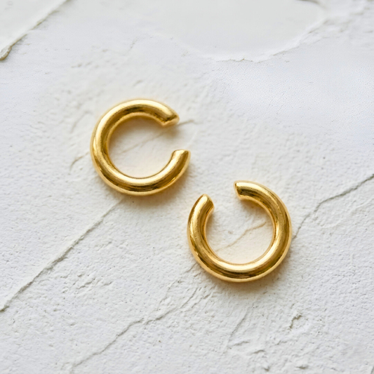 Chunky C-Shape Earrings