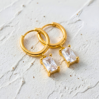 Rectangular Pendant Earrings