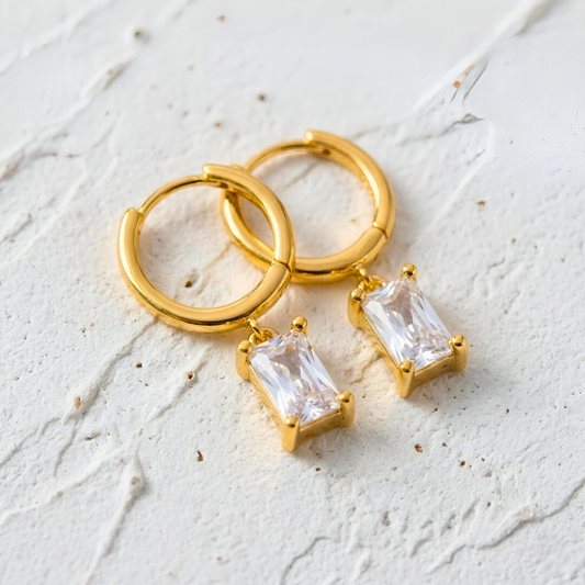 Rectangular Pendant Earrings