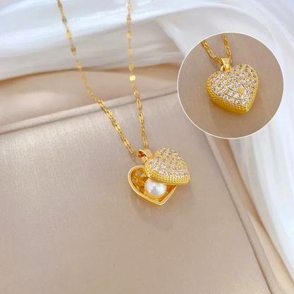 Openable Heart Necklace