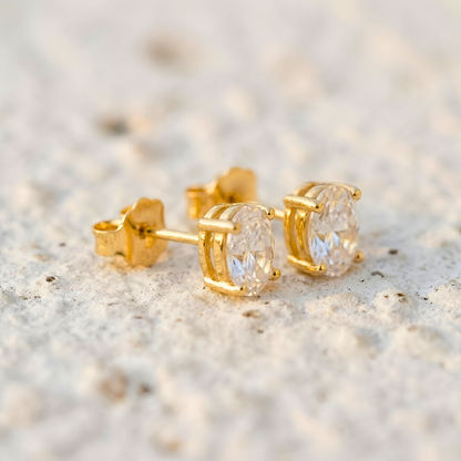 Oval Light Point Earrings