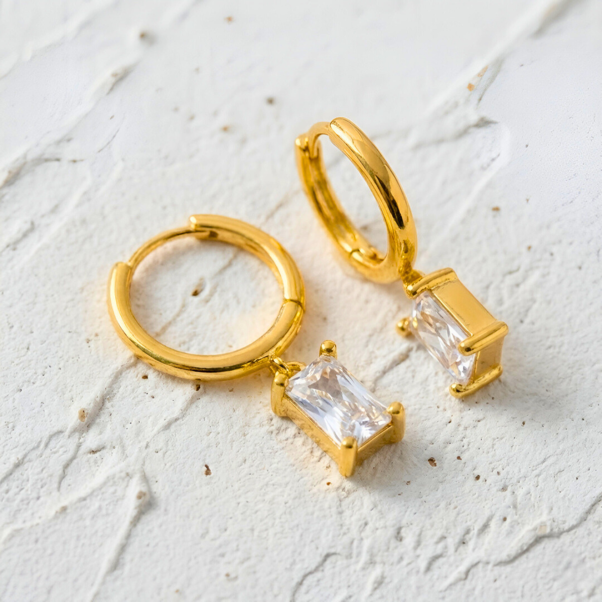 Rectangular Pendant Earrings