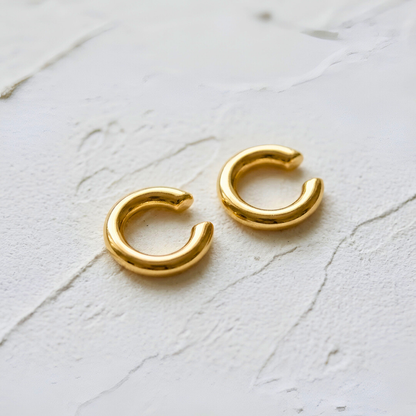 Chunky C-Shape Earrings