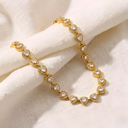 Tennis Heart Collier