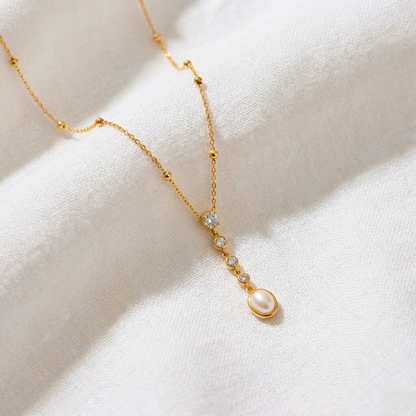 Y Pearl Necklace