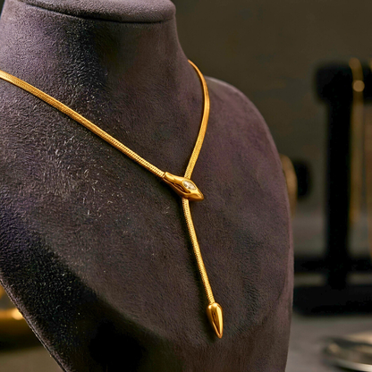 Snake Lariat Necklace