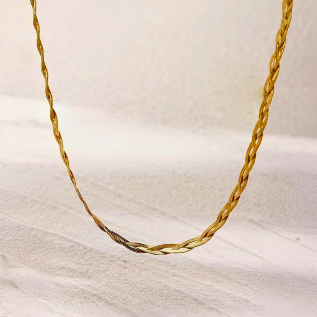 Braided Snake Necklace