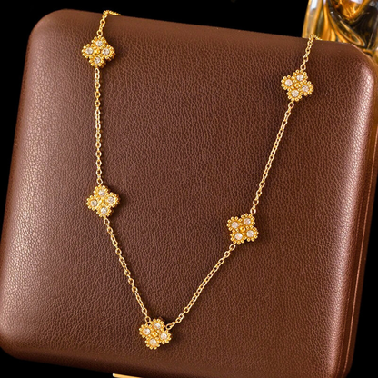 Gold Clover Necklace