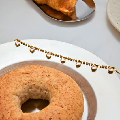 Hearts and Zircon Choker