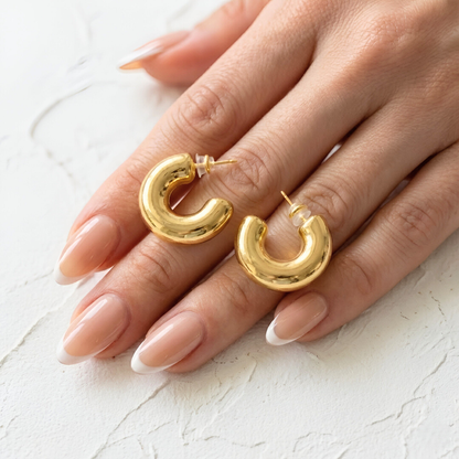 Chunky Gold Earrings