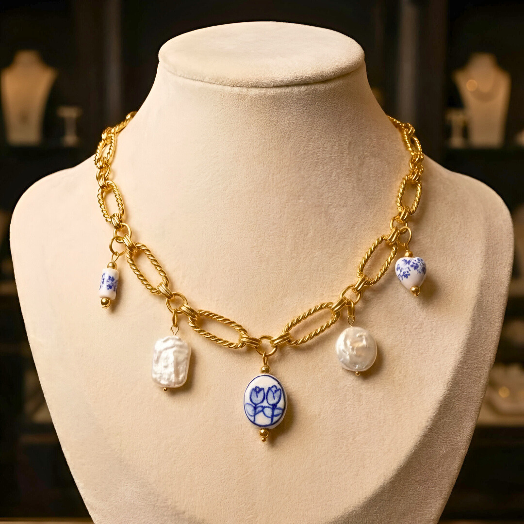 Maiolica Pearl Necklace