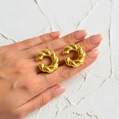 Braided "Croissant" Ear Cuffs