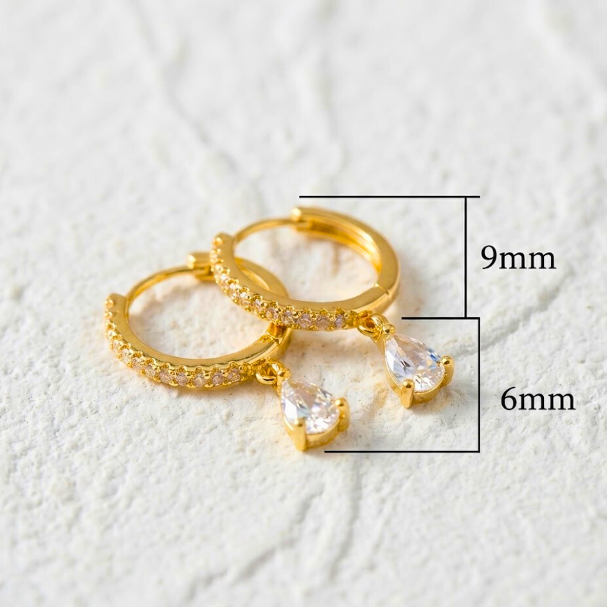 Drop Pendant Earrings