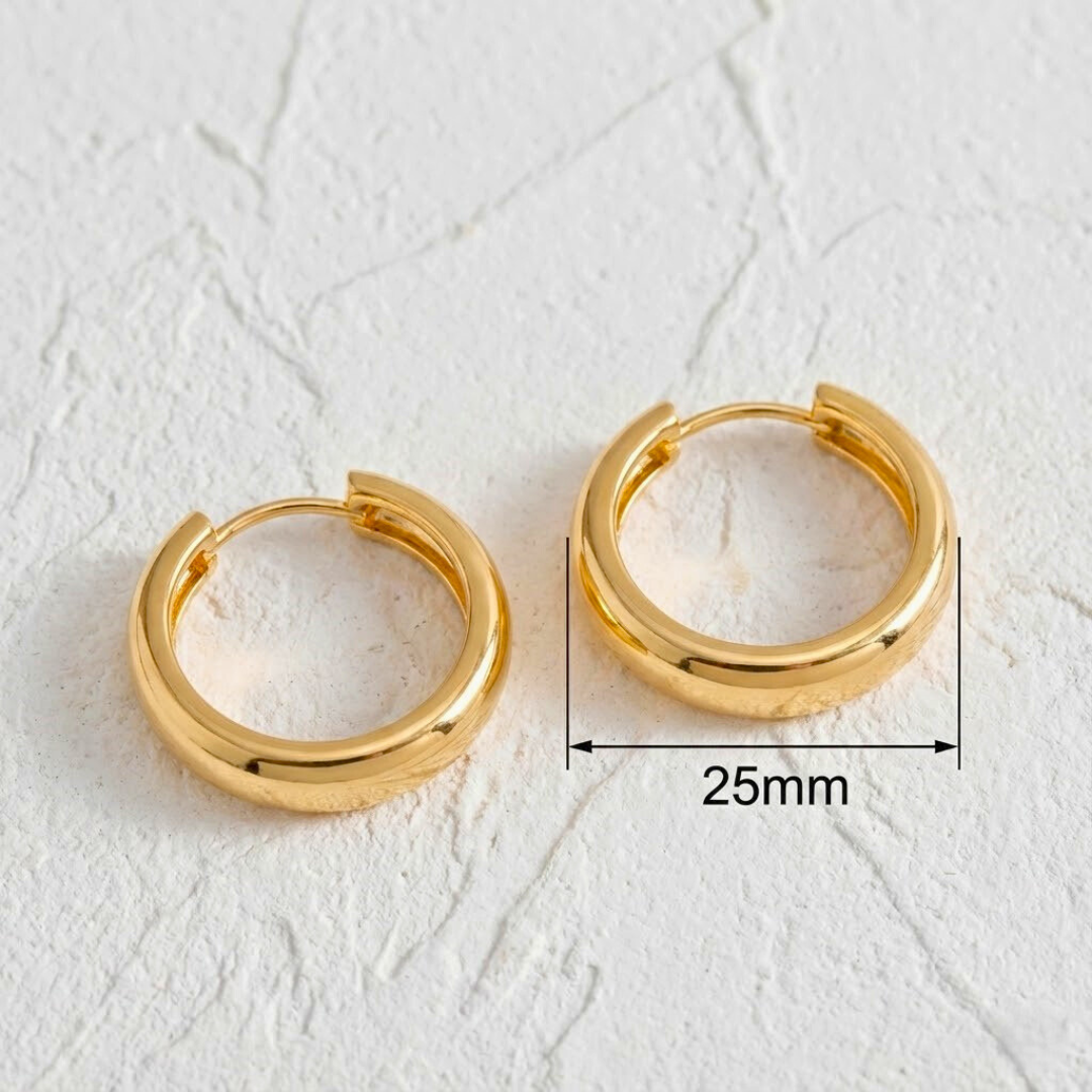 Chunky Gold Earrings