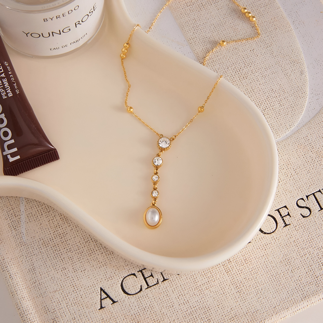 Y Pearl Necklace