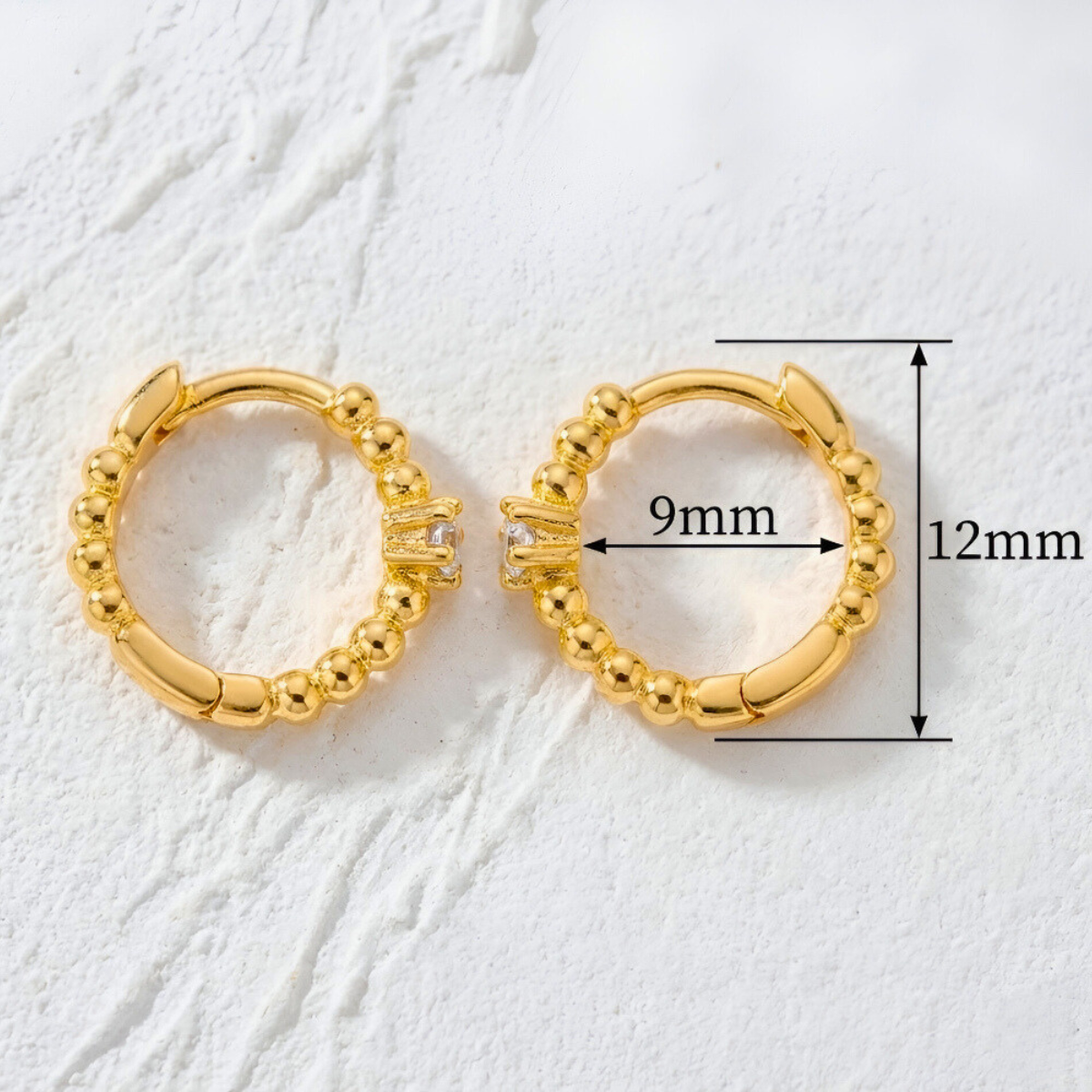 Gold Sphere Headbands with Light Point