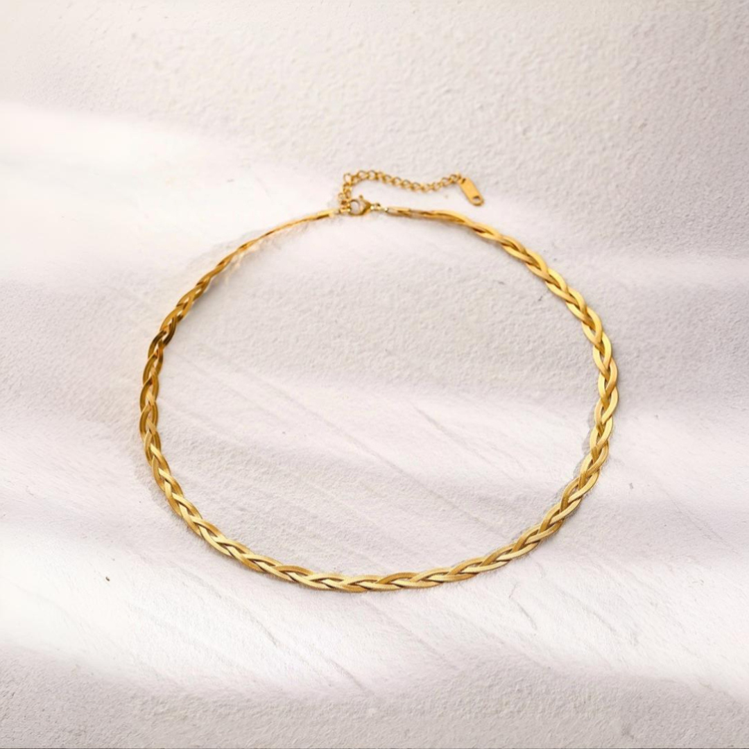 Braided Snake Necklace