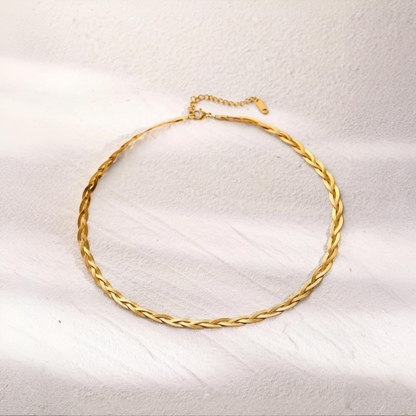 Braided Snake Necklace