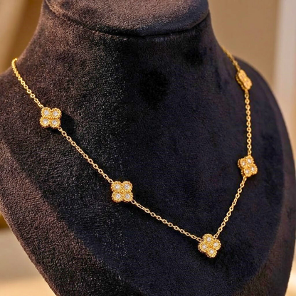 Gold Clover Necklace