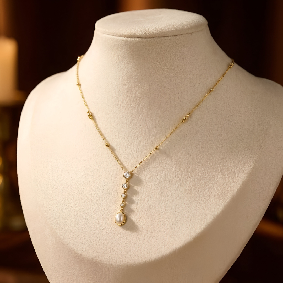 Y Pearl Necklace