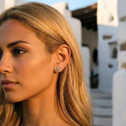 Flower Labret Earrings