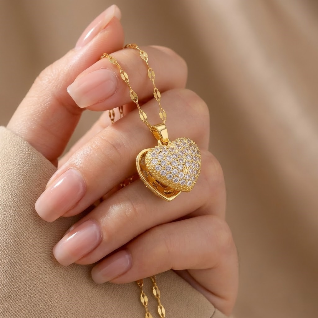 Openable Heart Necklace