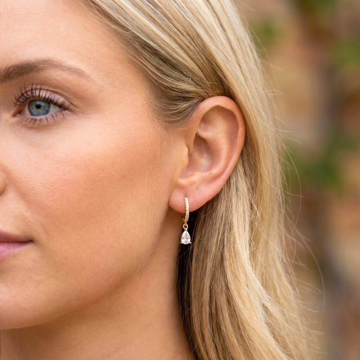 Drop Pendant Earrings