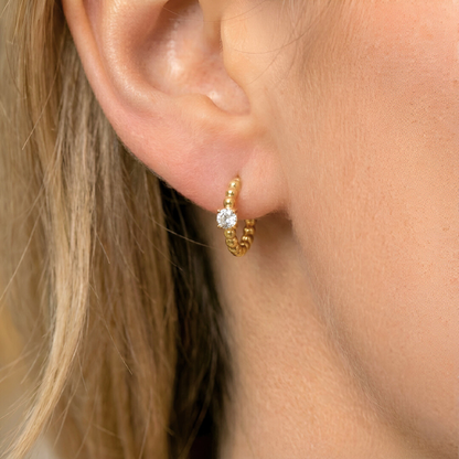 Gold Sphere Headbands with Light Point