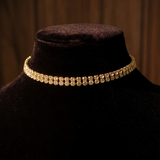 Rhinestone Tennis Choker