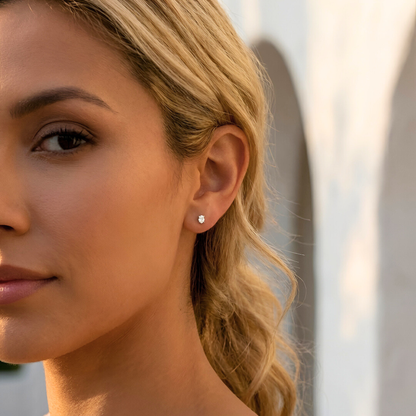 Oval Light Point Earrings