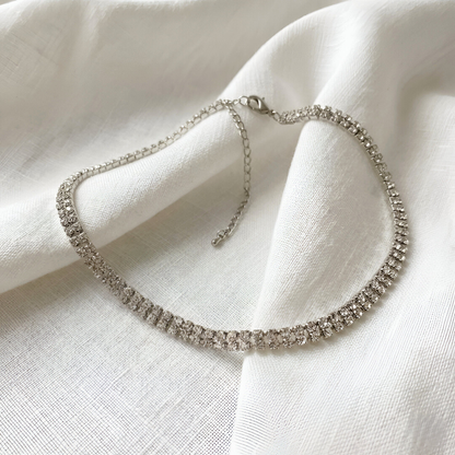 Rhinestone Tennis Choker