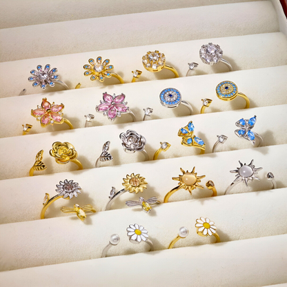 BUTTERFLY SPINNER RING