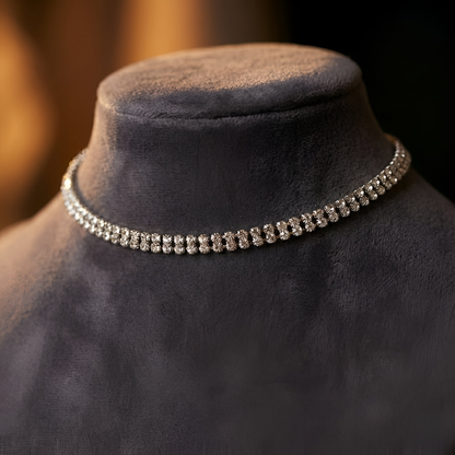 Rhinestone Tennis Choker