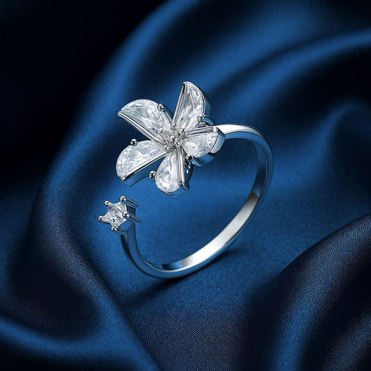 FLOWER SPINNER RING