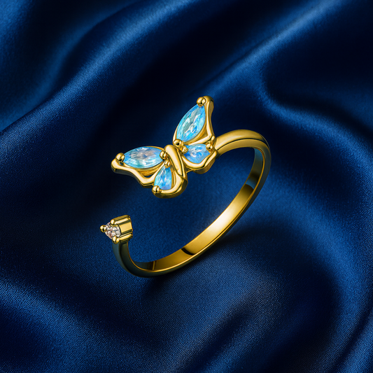 BUTTERFLY SPINNER RING