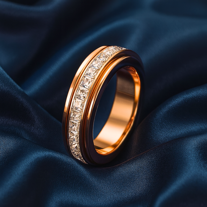 CRYSTAL ROTATING RING