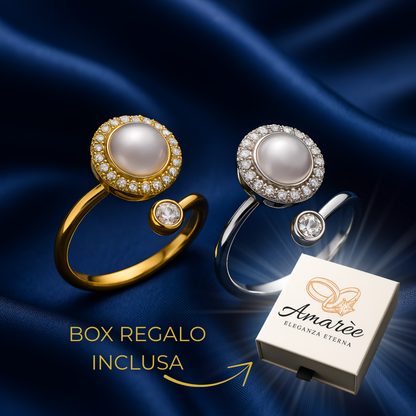 PEARL STONE SPINNER RING
