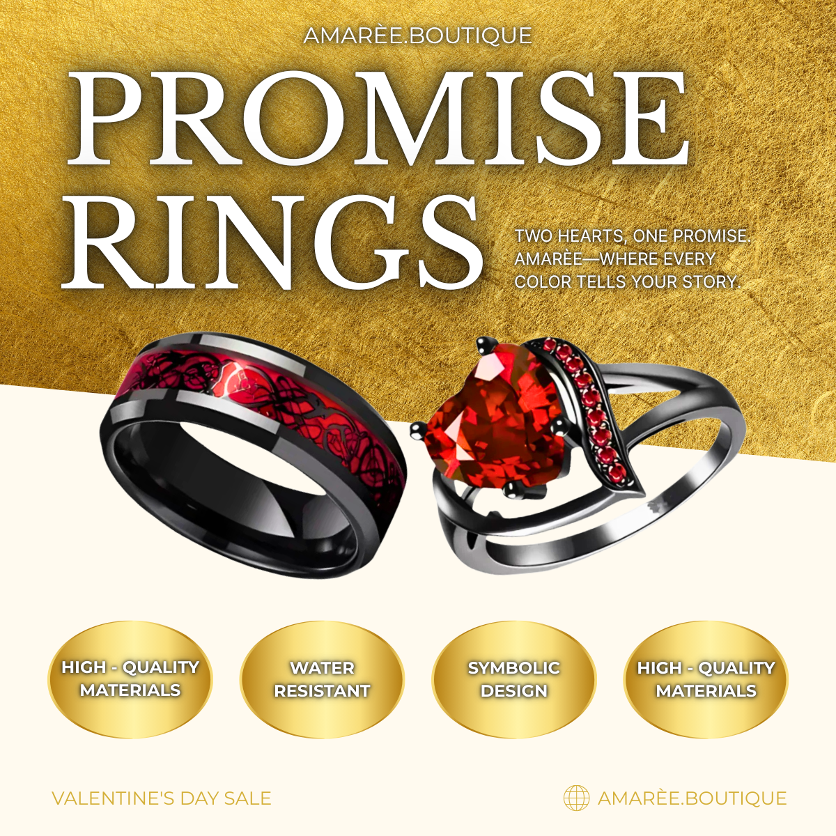 Promise Ring - Couple Rings