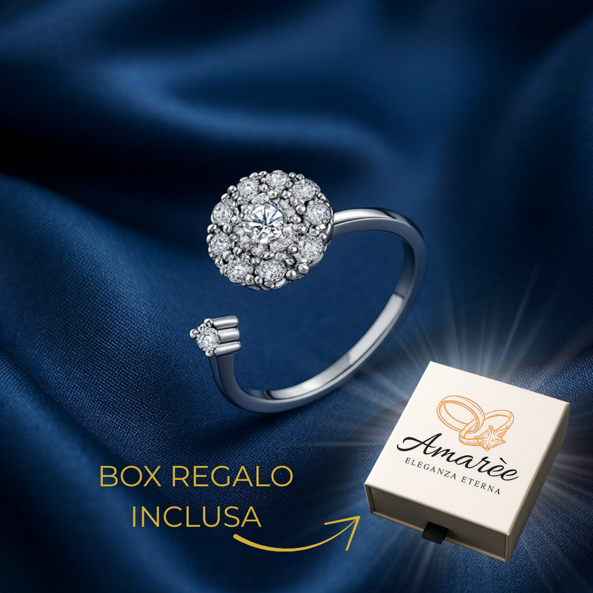 ETERNAL CRYSTAL SPINNER RING
