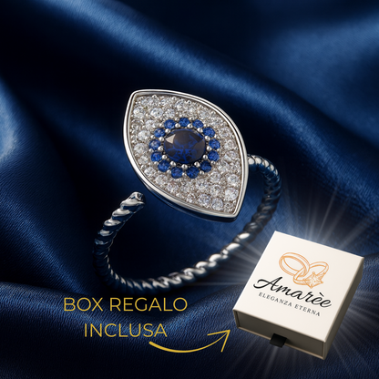 LUCKY EYE SPINNER RING